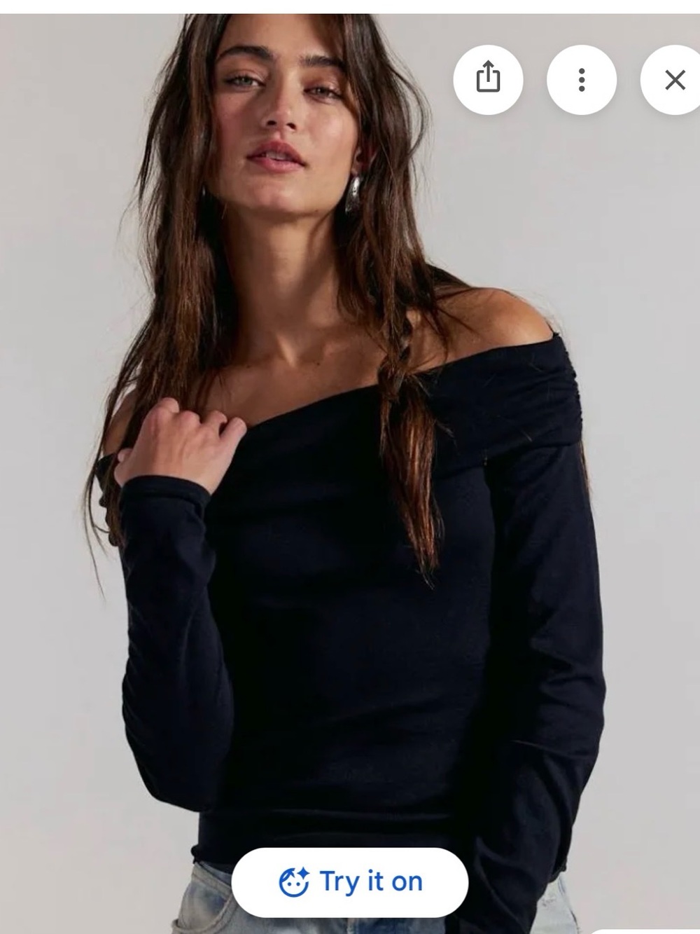 Free People Robbie Off The Shoulder Top